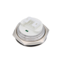 Ø19mm Metal Push Button with Blue LED - 12V, JST-PHR-4 Connection