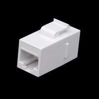 Acoplador Keystone Cat.6 blanco, RJ45 doble hembra