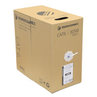 Ver informacion sobre UTP Cat.6 100% Cu LSZH CPR-Dca 305m, White, rigid, Pull Box