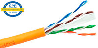 Ver informacion sobre UTP Cat.6 CCA LSZH CPR- Dca 305m, orange, rigide, Pull Box