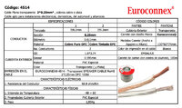 2x0.25mm² Cable Paral·lel Transparent, Coure Pur OFC, 100m