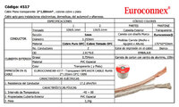 2x1.00mm² Cable Paral·lel Trasnparent, Coure Pur OFC, 100m