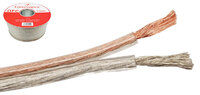 Ver informacion sobre 2x1.00mm² Trasnparent Speaker Cable, OFC Bare Copper, 100m