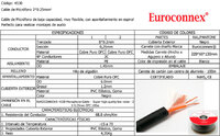 Cable Micrófono 2x0.25mm² 100m - OFC