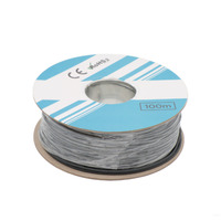 Cable de micròfon super flexible 2 x 0.9mm (28AWG / 0.094mm²) [100m]