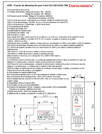 Boîtier modulaire sur rail din 24V 0.62A 15W