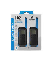 Blister MOTOROLA 2 x PMR T-62, couleur bleue