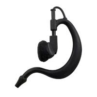 Ergonomic rotating earpiece with lapel microphone, for KENWOOD, TEAM, and HYT