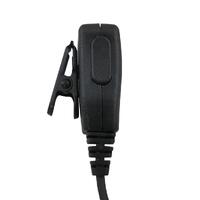 Écouteur ergonomique rotatif avec microphone de type pince, pour KENWOOD, TEAM et HYT