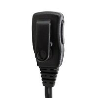 Écouteur ergonomique rotatif avec microphone de type pince, pour KENWOOD, TEAM et HYT