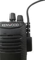 Professional-grade micro-earpiece. IP-54. For KENWOOD NX Series