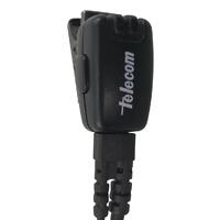 Écouteur ergonomique rotatif avec microphone de type pince, pour KENWOOD, TEAM et HYT