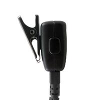Ergonomic rotating earpiece with lapel microphone, for KENWOOD, TEAM, and HYT