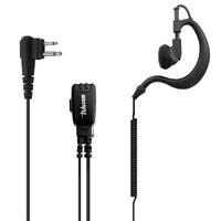 Ergonomic rotating earpiece with lapel microphone, for MOTOROLA and TEAM