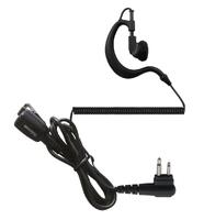 Ergonomic rotating earpiece with lapel microphone, for MOTOROLA and TEAM