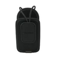 Universal case with Cordura fabric and black color. Compact size