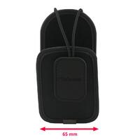 Funda universal con clip en tejido cordura y color negro. Tamaño pequeño