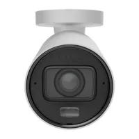 Cámara IP Bullet 8 Megapíxel Ajax - 1/2.8" Progressive Scan CMOS - Lente varifocal motorizada 2.8~12 mm - IR 60 m | Luz blanca 40 m |  PoE 802.3at/af - 120 dB TrueWDR | Detección de movimiento | IA -  MicroSD hasta 256GB | Color Blanco