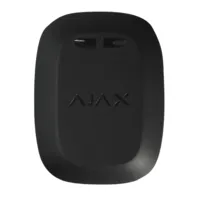 Ajax Button. Botón de pánico inalámbrico. Color negro