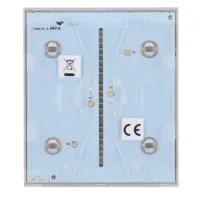 Ajax LightSwitch CenterButton 1-gang/2-way. Pulsador Central Simple. Color Niebla