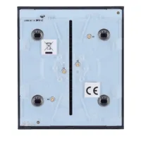 Ajax LightSwitch CenterButton 1-gang/2-way. Pulsador Central Simple. Color Grafito