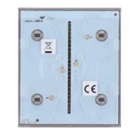 Ajax LightSwitch CenterButton 1-gang/2-way. Pulsador Central Simple. Color Gris