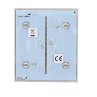 Ajax LightSwitch CenterButton 1-gang/2-way. Pulsador Central Simple. Color Ostra