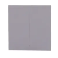 Ajax LightSwitch CenterButton 2-gang. Plusador Central Doble. Color Gris