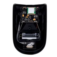 Detector PIR y rotura de cristal - Ajax Superior - Soporte con tornillo de fijación/Pila Panasonic - Certificado Grado 2 - Inalámbrico 868 MHz Jeweller - Rango de detección PIR 12 m - Rango de detección rotura de cristal 9 m