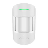 Ver informacion sobre Detector PIR y rotura de cristal - Ajax Superior - Soporte con tornillo de fijación/Pila Panasonic - Certificado Grado 2 - Inalámbrico 868 MHz Jeweller - Rango de detección PIR 12 m - Rango de detección rotura de cristal 9 m