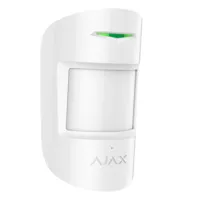 Ver informacion sobre Ajax CombiProtect. Detector PIR y rotura de cristal inalámbrico. Color blanco