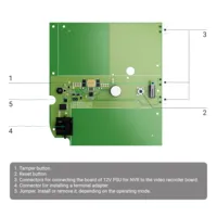 Módulo alimentación 12 VDC - Compatible con Ajax NVR 8-ch y 16-ch - Tensión de entrada 8~16 VDC - Conector CON280 incluido