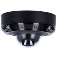 8 Megapixel IP Camera Ajax – 1/2.8" Progressive Scan CMOS – 2.8mm Lens, MicroSD Card Slot up to 256GB – IR15m | White Light 15m | PoE 802.3at/af - With Artificial Intelligence - Black Color