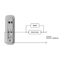 Ajax DoorBell. Video timbre con PIR e IA integrada. Color Grafito
