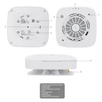 Ajax FireProtect 2 SB Heat/Smoke. Batería Integrada. Color Blanco
