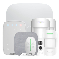Ver informacion sobre Kit Ajax blanco. Hub2 + 2MotionCamPHOD + MotionProtect + SpaceControl + KeyPad + HomeSiren