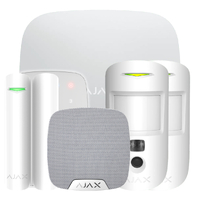 Ver informacion sobre Kit Ajax blanco. Hub 2 4G + 2MotionCamPhOD + DoorProtect + KeyPad + HomeSiren