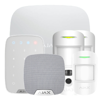 Ver informacion sobre Kit Ajax blanco. Hub 2 4G + 2MotionCamPhOD + MotionProtect + KeyPad + HomeSiren