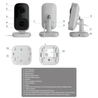 Ajax IndoorCam. Camara interior WIFI, con PIR e IA integrada. Color Negro