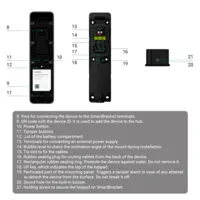 Teclado para exterior IP66/IK08 con lector RFID - Armado/desarmado total o por grupos - Autenticación: códigos, lector RFID o Bluetooth - Indicación sonora y LED