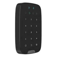 Ajax KeyPad Plus. Teclado táctil con lector inalámbrico. Color negro