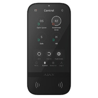 Ver informacion sobre Teclado con pantalla táctil y RFID - Grado 3 - Inalámbrico 868 MHz Superior Jeweller - Armado/desarmado total o por grupos - Control de los escenarios de automatización - Autenticación: códigos, lector RFID o Bluetooth - Notificaciones visuales y sonoras