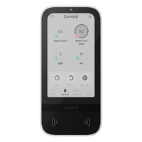 Ver informacion sobre Teclado con pantalla táctil y RFID - Grado 3 - Inalámbrico 868 MHz Superior Jeweller - Armado/desarmado total o por grupos - Control de los escenarios de automatización - Autenticación: códigos, lector RFID o Bluetooth - Notificaciones visuales y sonoras