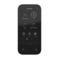 Ver informacion sobre Ajax KeyPad TouchScreen. Teclado Táctil con Lector Inalámbrico. Color Blanco