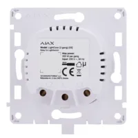 Ver informacion sobre Ajax LightSwitch LightCore 2-gang. Interruptor Doble