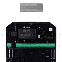 Ajax MultiTransmitter. Multitransmisor inalámbrico para la integración de dispositivos cableados. Color negro