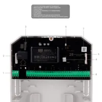 Ajax MultiTransmitter. Multitransmisor inalámbrico para la integración de dispositivos cableados. Color Blanco