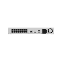 Grabador NVR Superior - 16 canales | 16 puertos PoE IEEE802.3af/at  - Compresión H.265/H.264 | JetSparrow - Resolución hasta 12MP | IA | RJ45 | HDMI - Ancho de banda 384Mbps | Protección IP20 - Espacio para 2HDD de hasta 24 TB