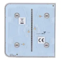 Ajax LightSwitch SideButton 1-gang/2-way. Pulsador Lateral Simple. Color Niebla
