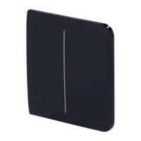 Ver informacion sobre Ajax LightSwitch SideButton 2-gang. Pulsador Lateral Doble. Color Negro
